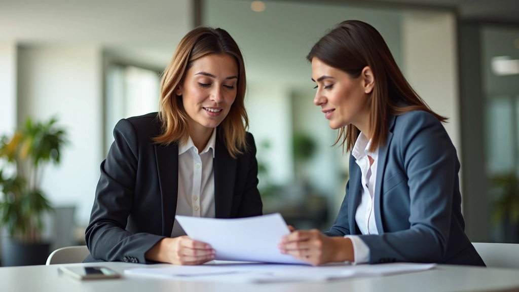 Conseiller financier professionnel discutant avec un client au bureau moderne