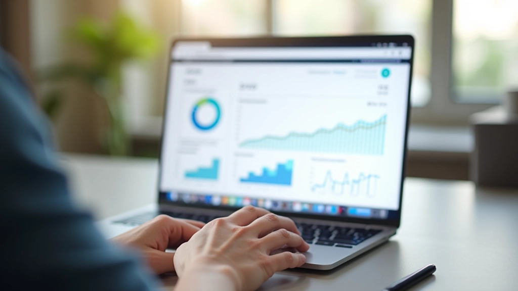 Tableau de bord bancaire avec graphiques de revenus et dépenses professionnelles