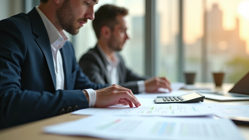 Tableau de bord d'un logiciel comptable montrant les revenus, dépenses et bilan trimestriel