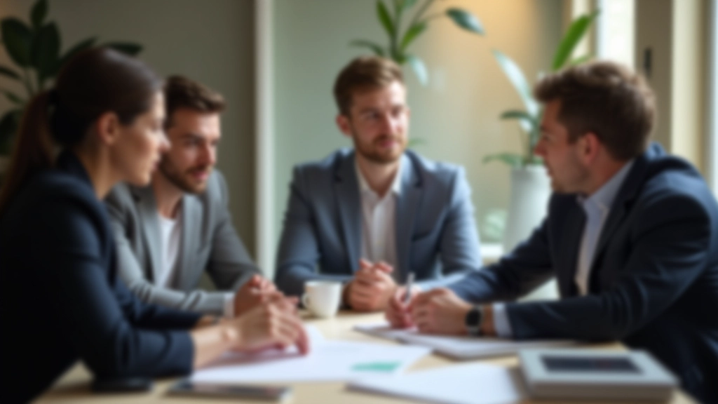 Équipe en réunion de travail